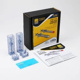 AGM-84D Harpoon (2 pcs), 1/72 - AMMO by MIG Jimenez A.MIG-11202 2