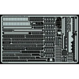Flugzeugträger USS Hornet CV 8 Fotoätzsatz für Reling, 1/350 - Edua...