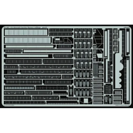 Flugzeugträger USS Hornet CV 8 Fotoätzsatz für Reling - Eduard Acce...