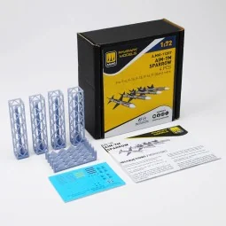 AIM-7M Sparrow (4 pcs), 1/72 - AMMO by MIG Jimenez A.MIG-11207 2