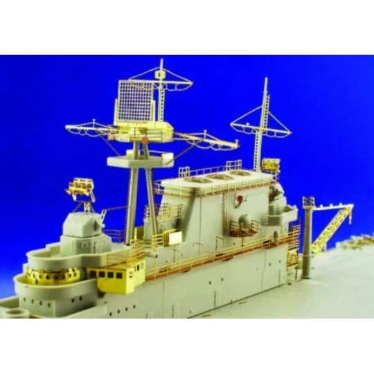 Flugzeugträger USS Hornet CV 8 Fotoätzsatz für Reling, 1/350 - Edua...