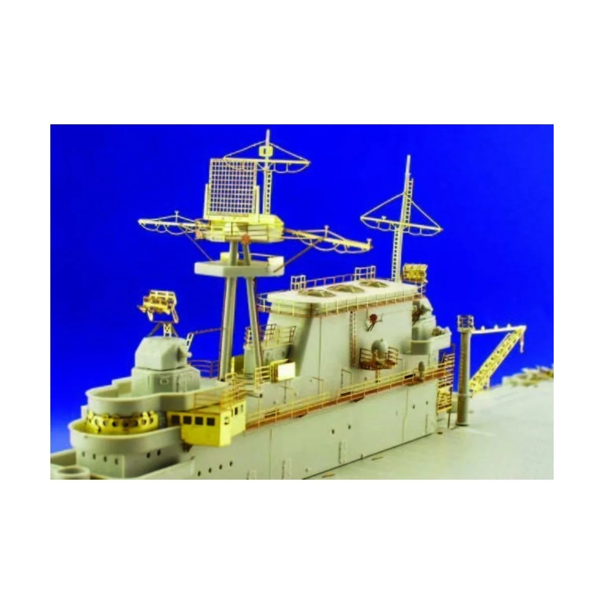 Flugzeugträger USS Hornet CV 8 Fotoätzsatz für Reling, 1/350 - Edua...