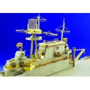 Flugzeugträger USS Hornet CV 8 Fotoätzsatz für Reling, 1/350 - Edua...