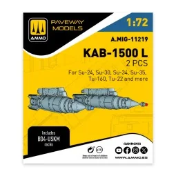 KAB-1500 L (2 pcs), 1/72 - AMMO by MIG Jimenez A.MIG-11219