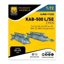 KAB-500 L/SE (2 pcs), 1/72 - AMMO by MIG Jimenez A.MIG-11222