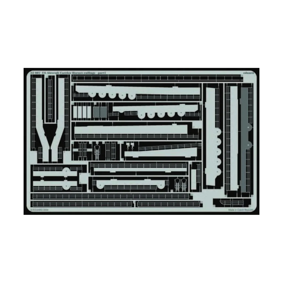 Flugzeugträger USS Hornet CV 8 Fotoätzsatz für Reling - Eduard Acce...