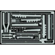 Flugzeugträger USS Hornet CV 8 Fotoätzsatz für Reling, 1/350 - Edua...