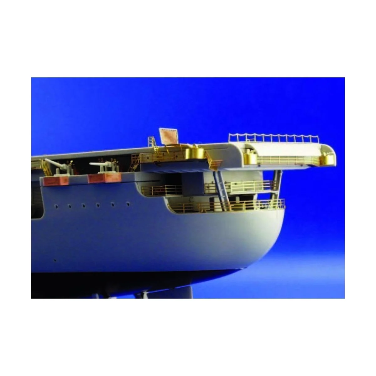 Flugzeugträger USS Hornet CV 8 Fotoätzsatz für Reling, 1/350 - Edua...