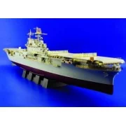 Flugzeugträger USS Hornet CV 8 Fotoätzsatz für Reling, 1/350 - Edua...