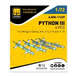 Python III (4 pcs), 1/72 - AMMO by MIG Jimenez A.MIG-11237