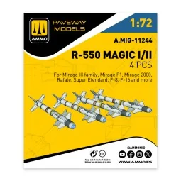 R-550 Magic I/II (4 pcs), 1/72 - AMMO by MIG Jimenez A.MIG-11244