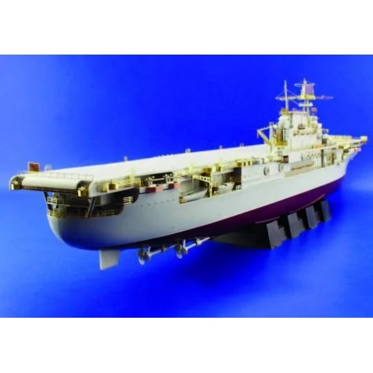 Flugzeugträger USS Hornet CV 8 Fotoätzsatz für Reling, 1/350 - Edua...
