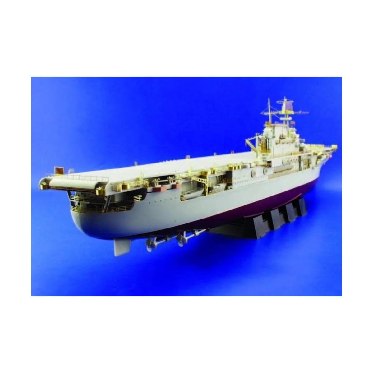 Flugzeugträger USS Hornet CV 8 Fotoätzsatz für Reling, 1/350 - Edua...