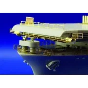 Flugzeugträger USS Hornet CV 8 Fotoätzsatz für Reling, 1/350 - Edua...