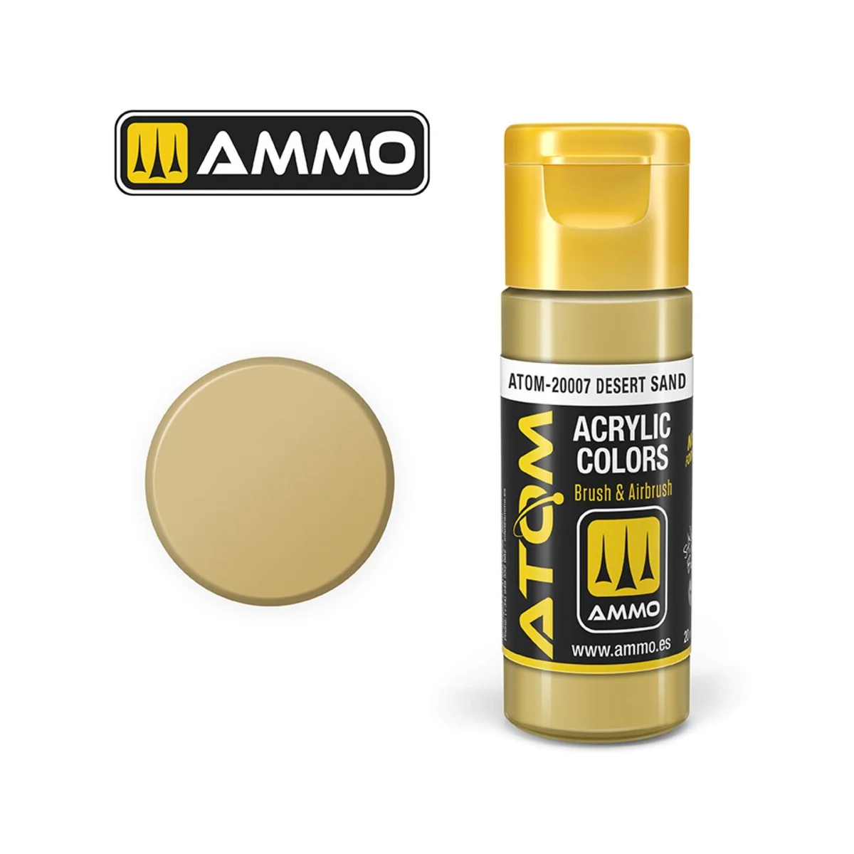 ATOM COLOR Desert Sand - AMMO by MIG Jimenez ATOM-20007