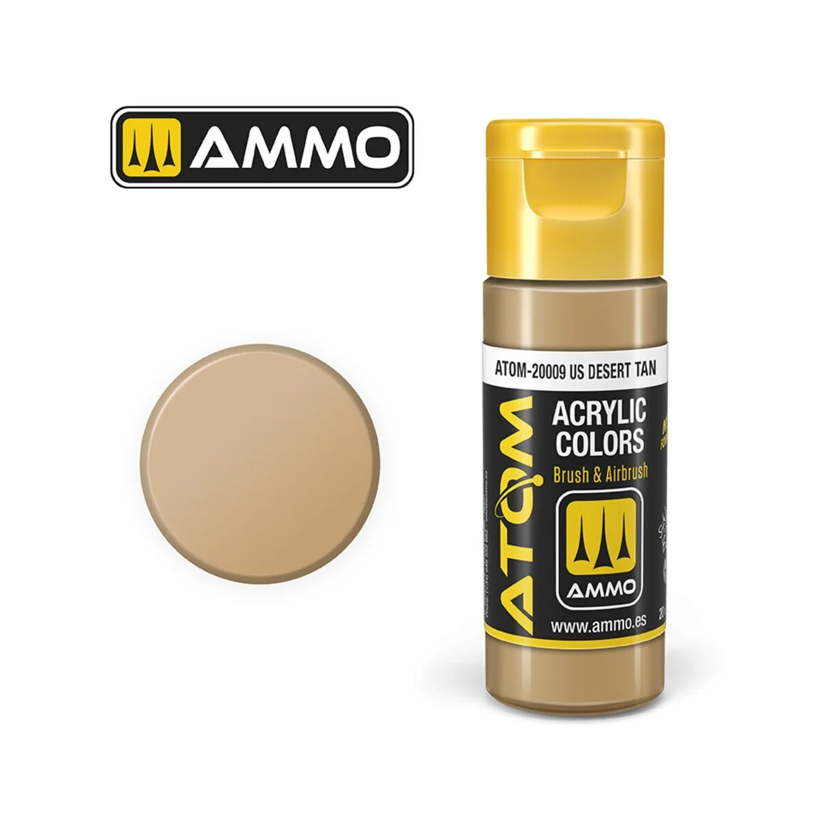 ATOM COLOR US Desert Tan - AMMO by MIG Jimenez ATOM-20009