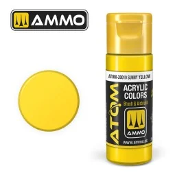 ATOM COLOR Sunny Yellow - AMMO by MIG Jimenez ATOM-20019 2