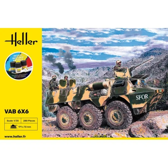 STARTER KIT VAB 6x6, 1/35 - Heller 57141