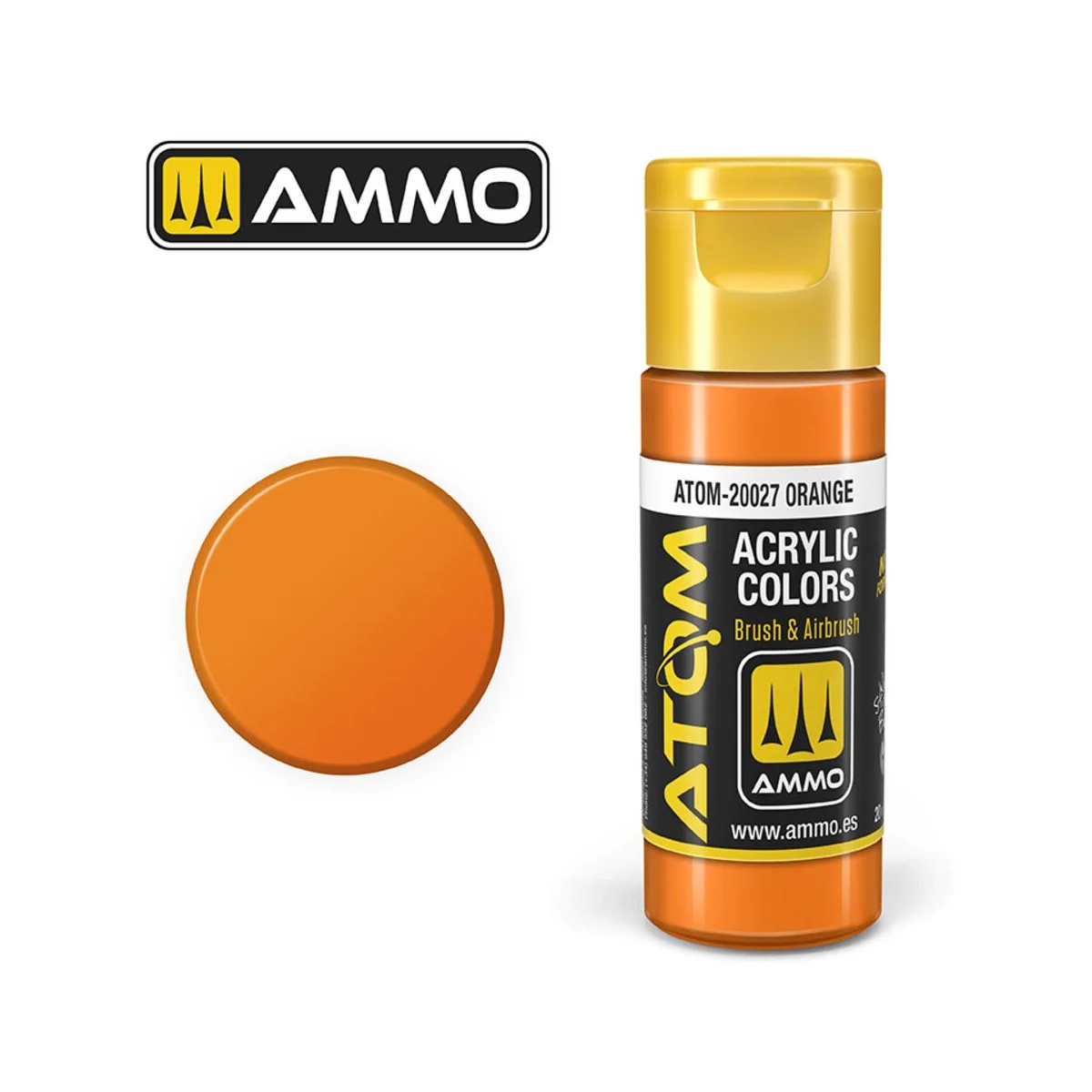 ATOM COLOR Orange - AMMO by MIG Jimenez ATOM-20027