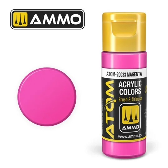 ATOM COLOR Magenta - AMMO by MIG Jimenez ATOM-20033