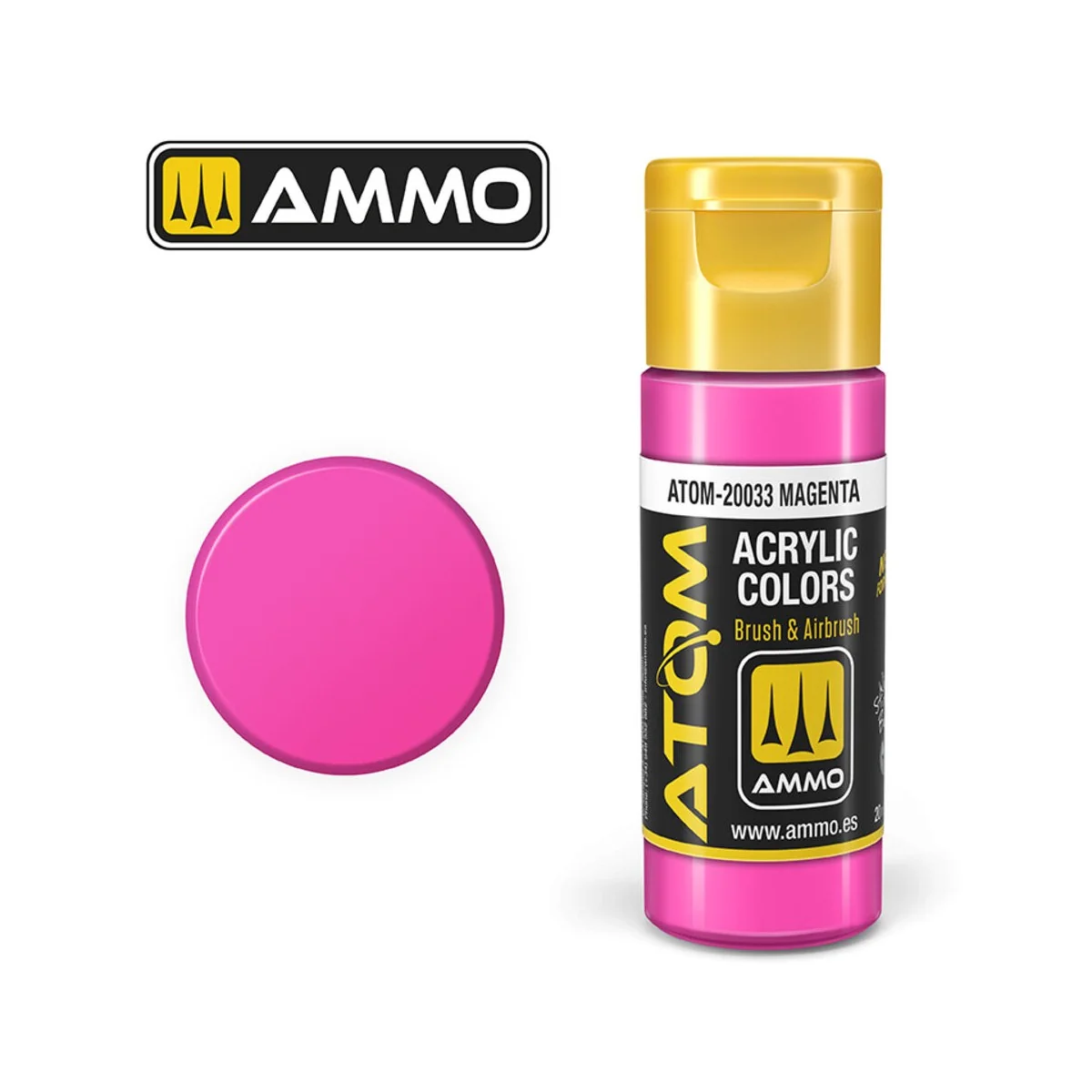 ATOM COLOR Magenta - AMMO by MIG Jimenez ATOM-20033