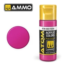 ATOM COLOR Fucsia - AMMO by MIG Jimenez ATOM-20034 2