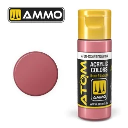 ATOM COLOR Vintage Pink - AMMO by MIG Jimenez ATOM-20036 2