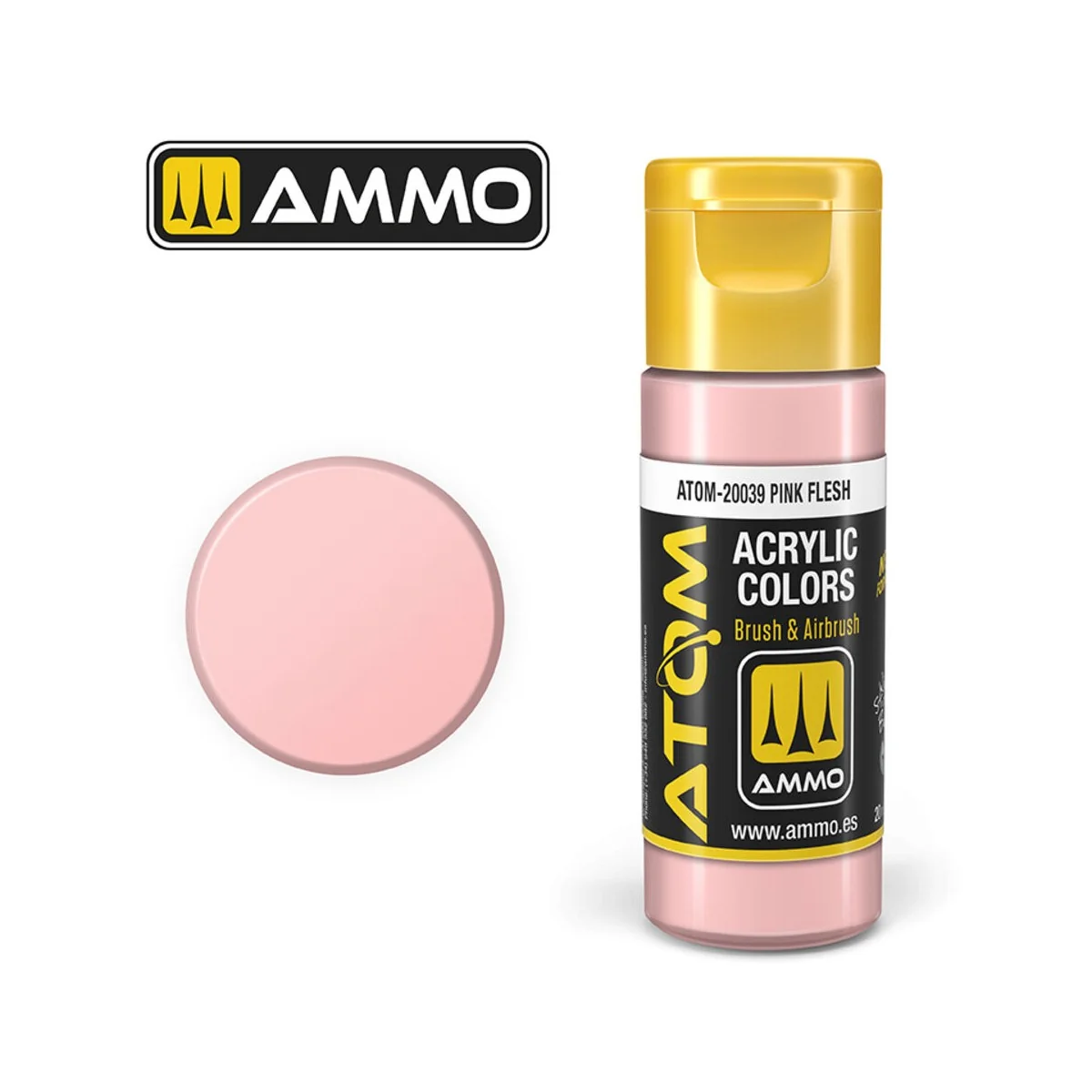 ATOM COLOR Pink Flesh - AMMO by MIG Jimenez ATOM-20039