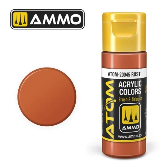 ATOM COLOR Rust - AMMO by MIG Jimenez ATOM-20045
