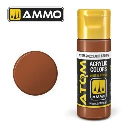 ATOM COLOR Earth Brown - AMMO by MIG Jimenez ATOM-20052 2