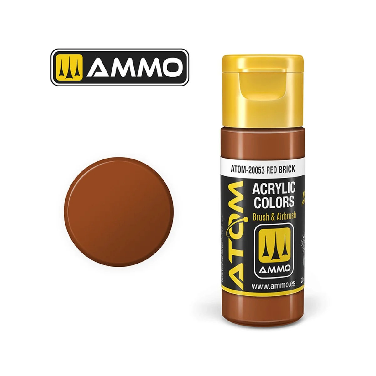 ATOM COLOR Red Brick - AMMO by MIG Jimenez ATOM-20053