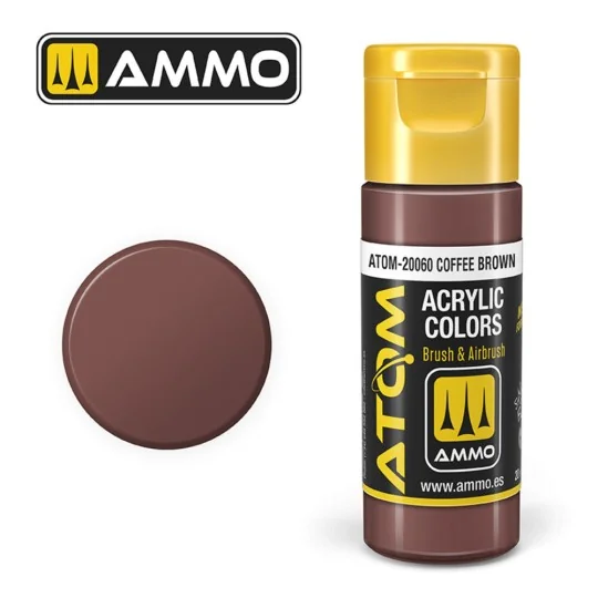 ATOM COLOR Coffee Brown - AMMO by MIG Jimenez ATOM-20060