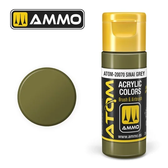 ATOM COLOR Sinai Grey - AMMO by MIG Jimenez ATOM-20070