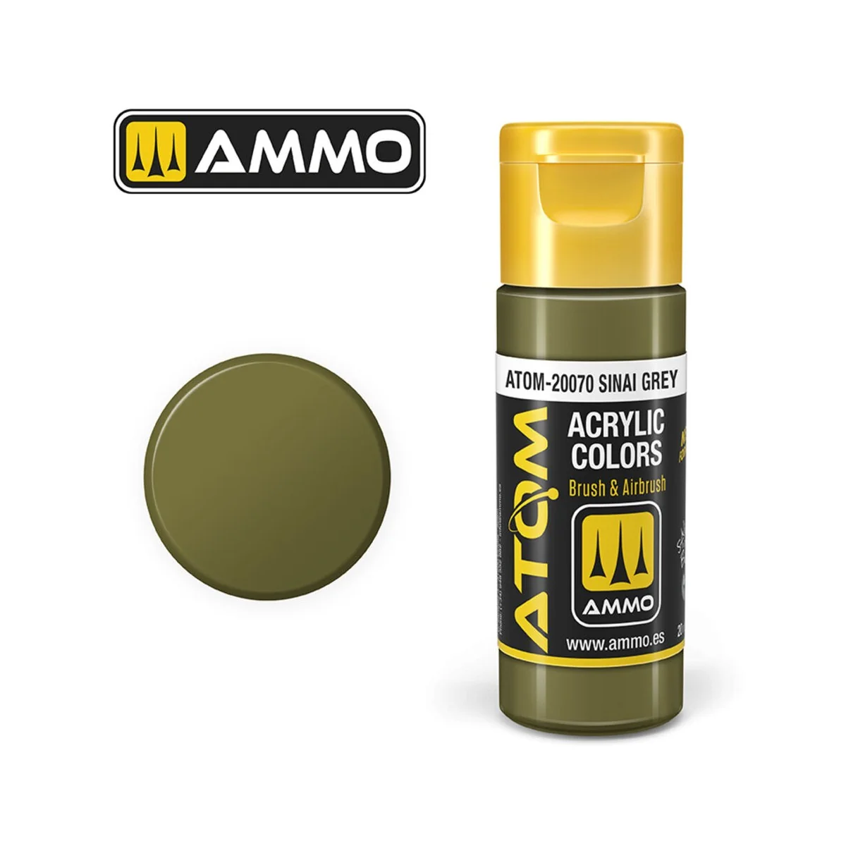 ATOM COLOR Sinai Grey - AMMO by MIG Jimenez ATOM-20070