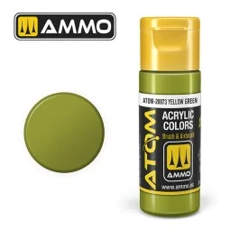 ATOM COLOR Yellow Green - AMMO by MIG Jimenez ATOM-20073 2