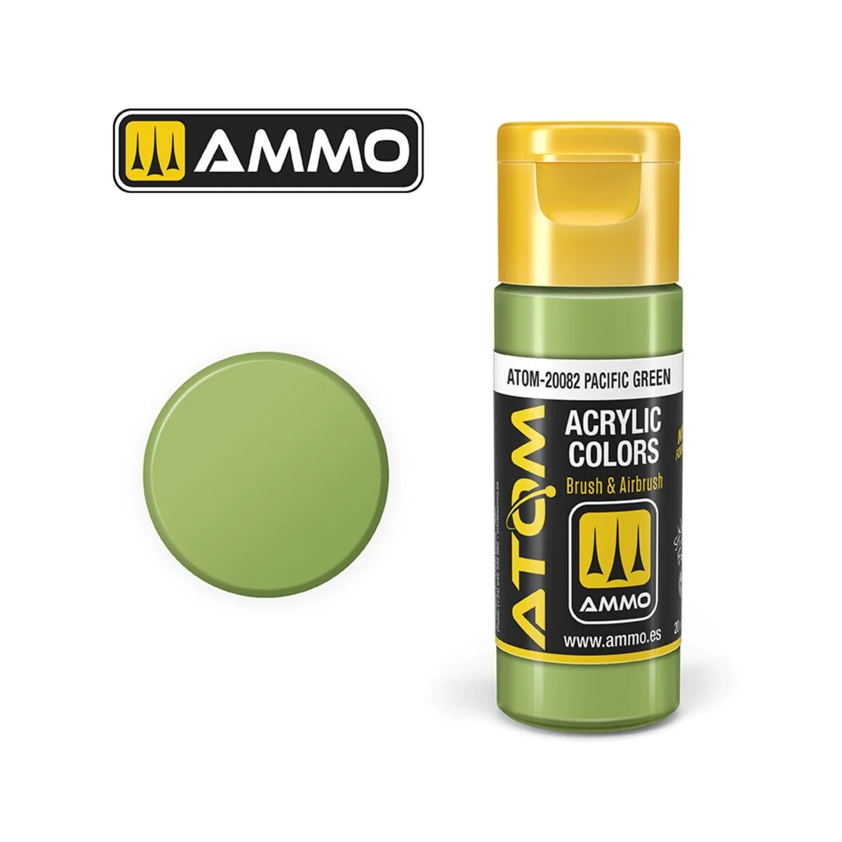 ATOM COLOR Pacific Green - AMMO by MIG Jimenez ATOM-20082
