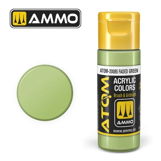 ATOM COLOR Faded Green - AMMO by MIG Jimenez ATOM-20085