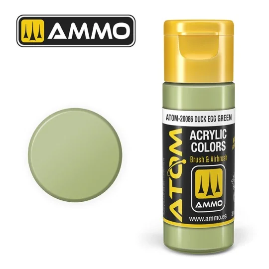 ATOM COLOR Duck Egg Green - AMMO by MIG Jimenez ATOM-20086