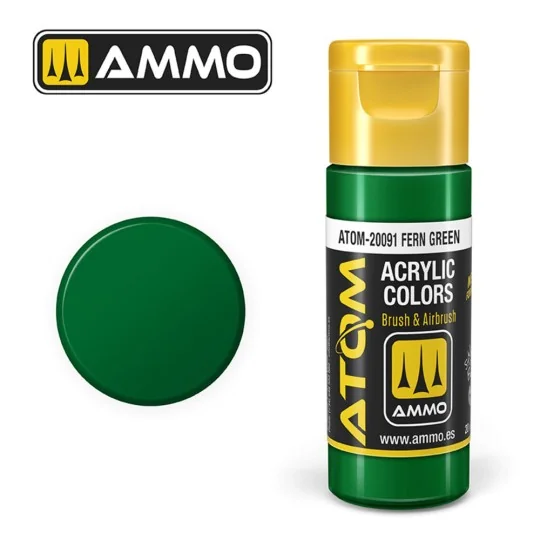 ATOM COLOR Fern Green - AMMO by MIG Jimenez ATOM-20091