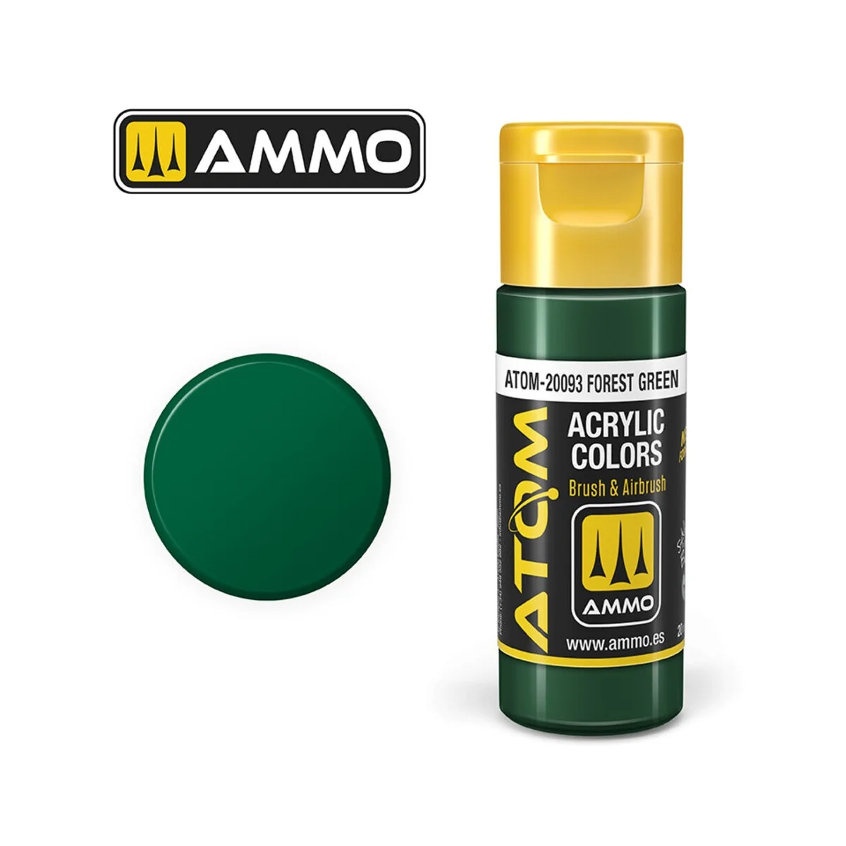 ATOM COLOR Forest Green - AMMO by MIG Jimenez ATOM-20093