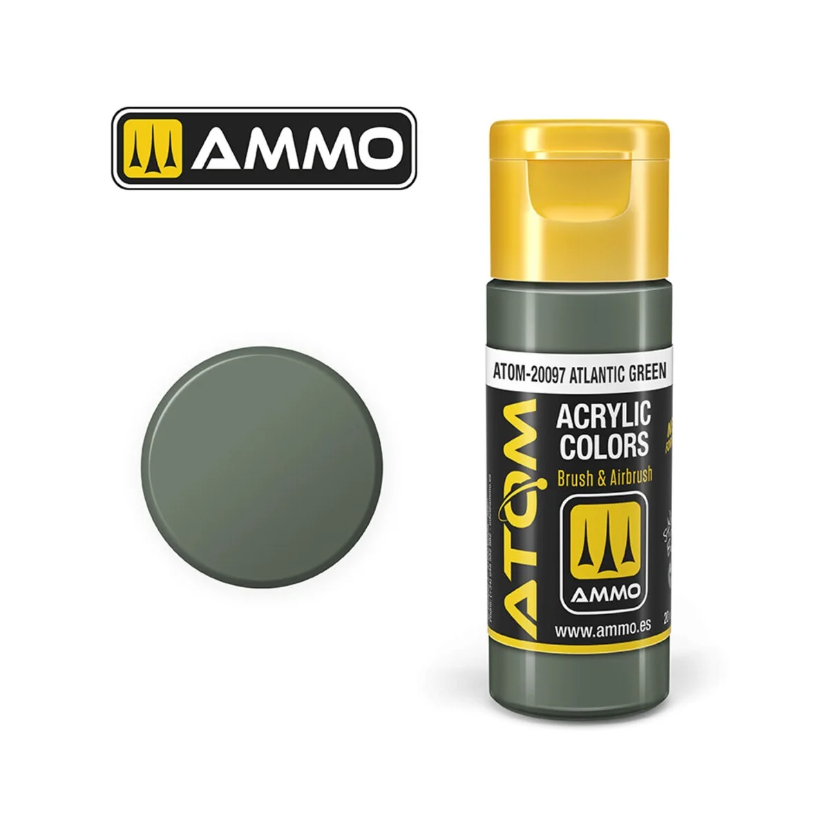 ATOM COLOR Atlantic Green - AMMO by MIG Jimenez ATOM-20097