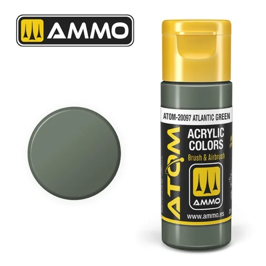 ATOM COLOR Atlantic Green - AMMO by MIG Jimenez ATOM-20097