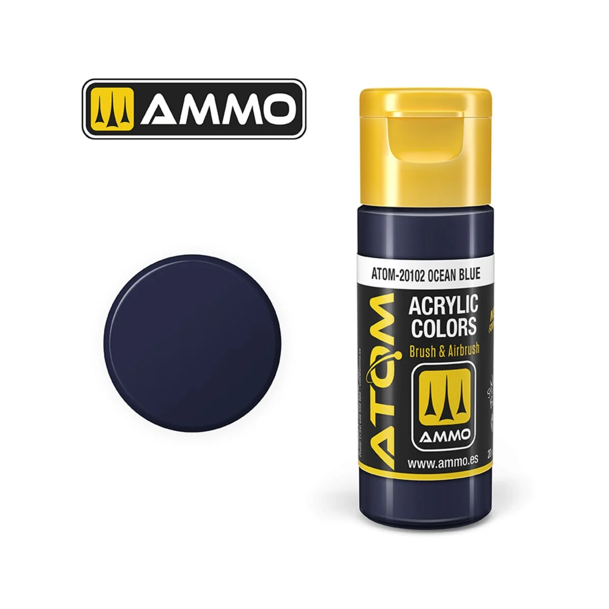 ATOM COLOR Ocean Blue - AMMO by MIG Jimenez ATOM-20102