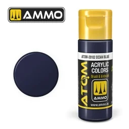 ATOM COLOR Ocean Blue - AMMO by MIG Jimenez ATOM-20102 2