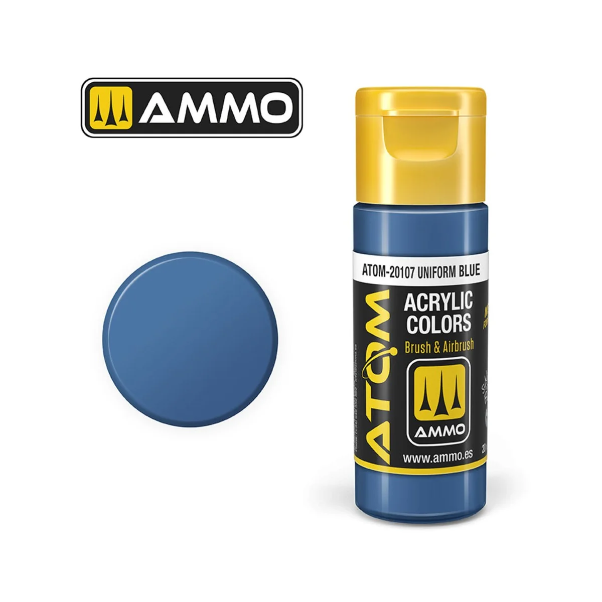 ATOM COLOR Uniform Blue - AMMO by MIG Jimenez ATOM-20107
