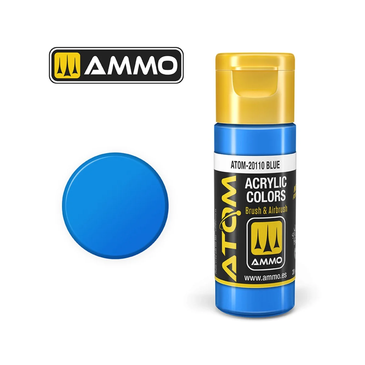 ATOM COLOR Blue - AMMO by MIG Jimenez ATOM-20110