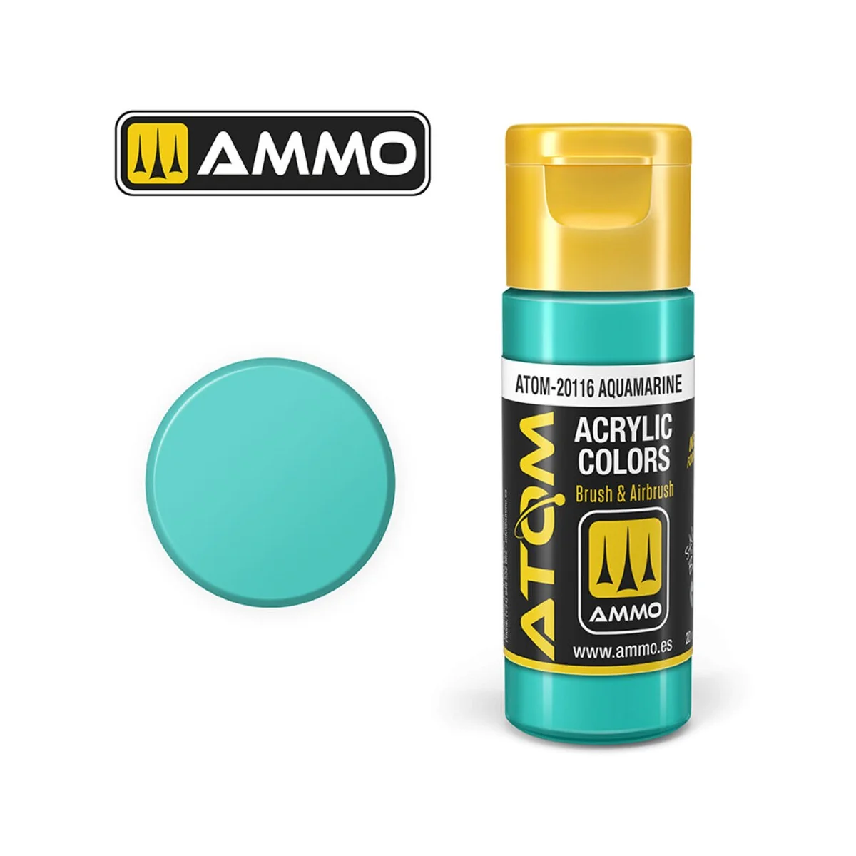 ATOM COLOR Aquamarine - AMMO by MIG Jimenez ATOM-20116