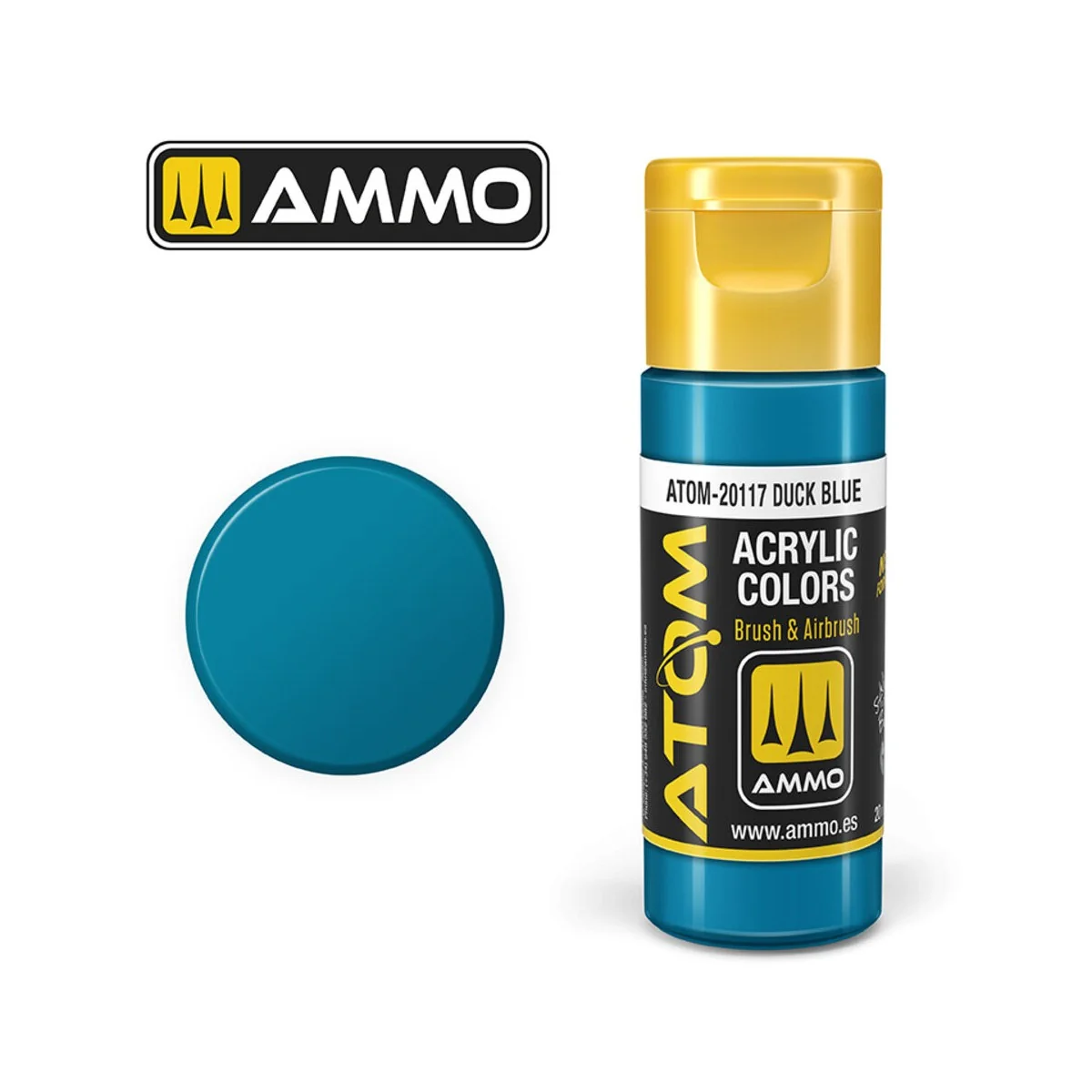 ATOM COLOR Duck Blue - AMMO by MIG Jimenez ATOM-20117
