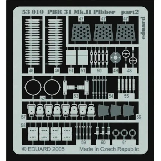PBR 31 Mk.II Pibber, 1/35 - Eduard Accessories 53010 PBR 31 Mk.II Pibber, 1/35 - Eduard Accessories 53010