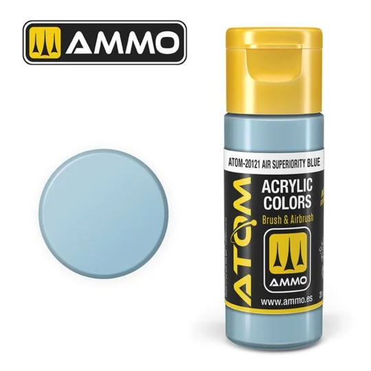 ATOM COLOR Air Superiority Blue - AMMO by MIG Jimenez ATOM-20121